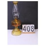 Amber Oil Lamp 18.5" T