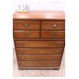 6 Drawer Dresser 43.5"T X 34"W X 17.5"D