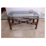 Glass Top Dining Room Table w/ 6 Chairs