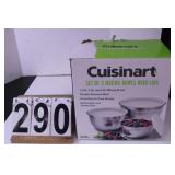 Cuisinart Set of 3 Mixing Bowls w/ Lids (New)