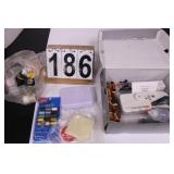 Box of Sewing Items w/ Thread