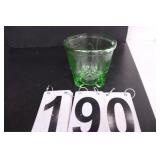 Vintage Green Uranium Glass 2 Cup Measuring Cup