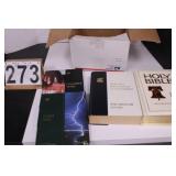 Box of Books w/ Holy Bible