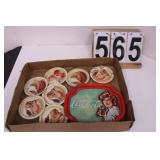 Flat W/ Coke Tin - Coke Coasters
