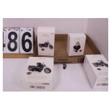 (4) Hallmark Harley Davidson Keepsake Ornaments -
