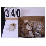 Flat of Quartz Crystals
