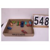 Flat Of Cars Includes Tootsie Toy Dragster - Midge
