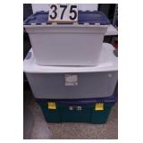 3 Totes W/ Lids