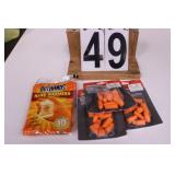3 Packs Hand Warmers (New) 3 Packs Ear Plugs (New)