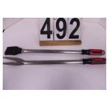 Craftsman BBQ Set Brush & Fork