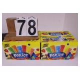 2 Boxes of Pop-Ice Freezer Bars EXP 11-2025