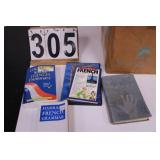 Box of Books w/ French Dictionary