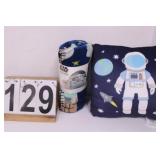 The Mandelorian Fleece Throw ~ Space Pillow