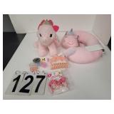 Animal Purse ~ Hair Clips ~ Unicorn Pillow