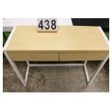 2 Drawer Desk 31"T X 39.5"W X 15.5"D
