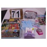 Bath Bomb Set ~ Hair Accessories ~ Makeup Bag