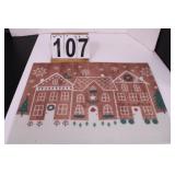 Christmas House Door Mat 18"T X 24"W