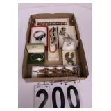 Flat of Costume Jewelry w/ Waltham Women