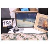 Box w/ Wolf Picture ~ Ship Picture ~ Cameras ~