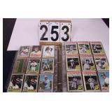 Binder of Baseball Card w/ Lou Gehrig Replica