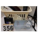 Basket w/ Blinds ~ Curtain Rods ~ Hangers ~
