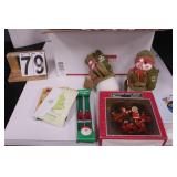 Box of Christmas Items w/ Cards ~ Snowmen ~