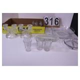 Clear Glass Includes Salt & Pepper - Candle-
