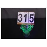 Green Creamer (Uranium Glass)