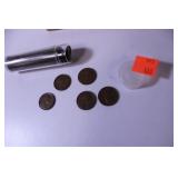 Tube Of Wheat Pennies Mostly 1947