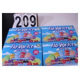 4 Boxes Flavor Ice Freezer Pops Exp 1/26