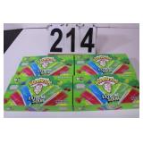 (4) WarHeads Freeze & Eat Exp 10/25 Not Shippable