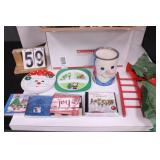 Box of Christmas Decor w/ CD