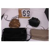 Flat of 4 Purses w/ Tan Purse
