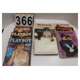 9 Issues of Playboy from 1970