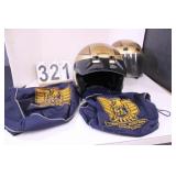 Pair Of Honda Motorcycle Helmets W/ Bags