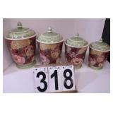 Ceramic Canister Set By Gladding
