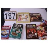 Stack Of Cook Books Includes Family Cook Book