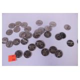 (32) 1963 Canadian Nickels (Great Shape)