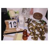 Box w/ Wall Sconces ~ Mini Lamp ~ Vases
