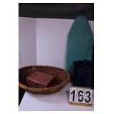 Wicker Basket - Table Top Ironing Board - Bucket-