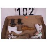 Flat of Metal - Wooden & Ceramic Boots ~ Shoes