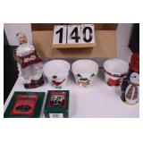 Box Of Holiday Items includes Penguin Tin-