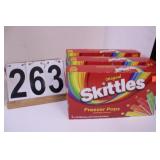 (3) Boxes Skittles Freezer Pops Exp 5/25