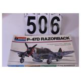 P 47D Razorback Plane NIB 1/48 Scale