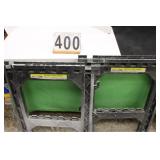 Pair of Plastic Saw Horses