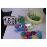 Easter Basket - Eggs - Grass (New)