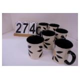 Set Of 6 Temptation Coffee Mugs