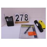 Flashlights - Radio - Pocket Toner