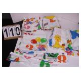 Sesame Street Curtains W/ Tie Backs