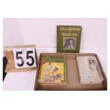 Flat of Books w/ Buffalo Bill